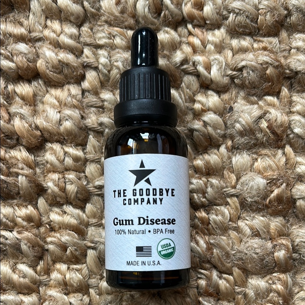 The Goodbye Company 100% natural BPA free Gum Disease dropper Neem & Clove oil